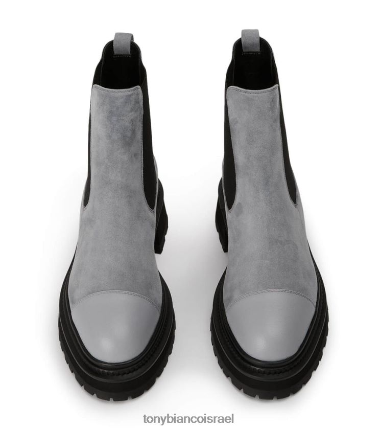 מגפונים | נשים זמש אפור פלדה Tony Bianco מגפונים הוריקן 8BNR8T512